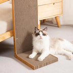 Large Cardboard Cat Scratcher & Nest Bed — Full-Stretch Scratch Pad