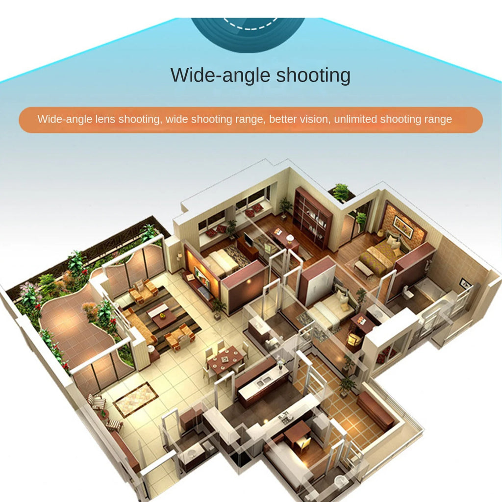 A9 HD WiFi Pet Surveillance Camera with Night Vision & Remote Home Monitoring
