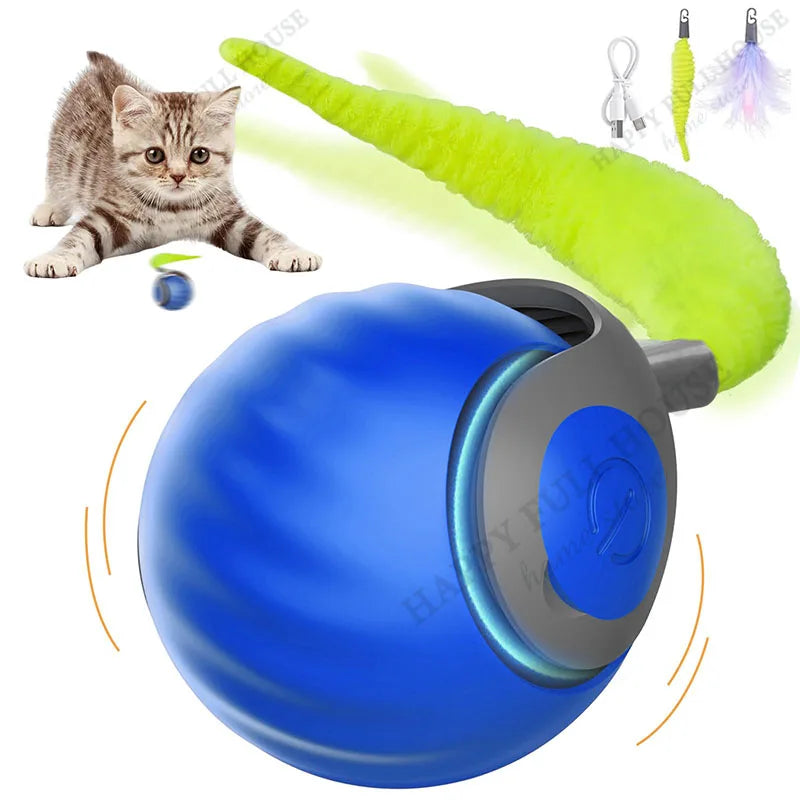 Automatic Interactive Cat Ball Toy (2 Play Modes)