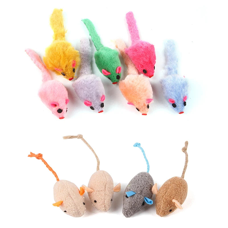 Sisal Mouse Ball Cat Toy Set — Wear-Resistant Claw & Teeth Toy