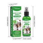 Plant-Based Flea & Tick Spray for Cats & Dogs — Fast-Acting, Non-Toxic