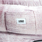 Giant Human-Size Fluffy Memory Foam Dog Bed