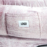 Giant Human-Size Fluffy Memory Foam Dog Bed