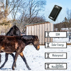 20,000mAh Solar GPS Tracker for Cattle, Horses & Large Animals - 2G IP67 Waterproof