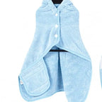 Hooded Pet Bathrobe — Adjustable Collar & Belly Strap, XS to L