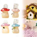 Ceramic Mushroom Water Bottle — Leakproof Stand for Small Pets