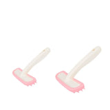 Silicone Pet Grooming Comb — Gentle Brush for Rabbits & Guinea Pigs