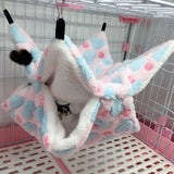 Cozy Fleece Hideout Hammock for Hamsters, Guinea Pigs & Sugar Gliders