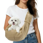 Dog & Cat Crossbody Sling Carrier (Breathable Mesh, Up to 16.5 lbs)