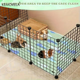 Reusable Cage Liner Pad 2-Pack — Washable Base Pad for Small Pets