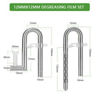 Stainless Steel Aquarium Lily Pipe & Oil Film Skimmer Set (WYIN Style)