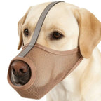 Breathable Mesh PVC Dog Muzzle (Washable, Adjustable, All Breeds)
