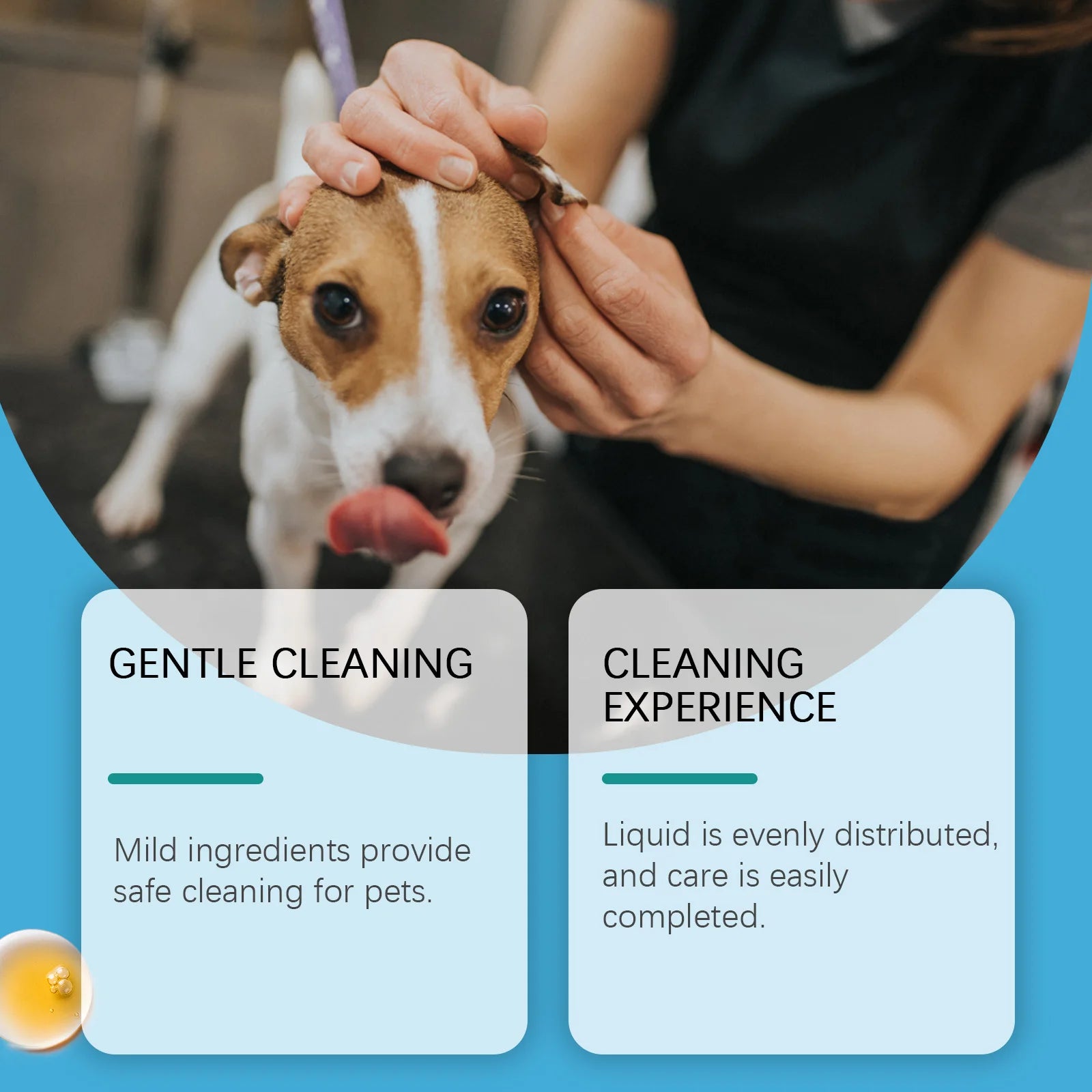 YEGBONG Gentle Pet Ear Cleaner — Wax & Odor Removal Solution, 120ml