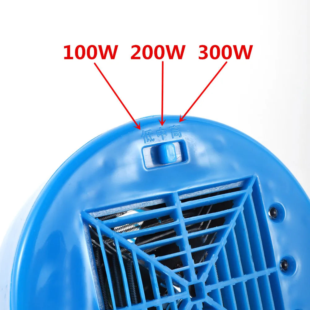3-Speed Farm Heater — Waterproof Warm-Air Brooder for Animal Enclosures