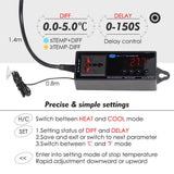 Digital Terrarium Thermostat — LED Controller with Waterproof Probe