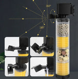Silent Submersible Aquarium Filter (Turtle & Fish Tank, Bio Sponge)