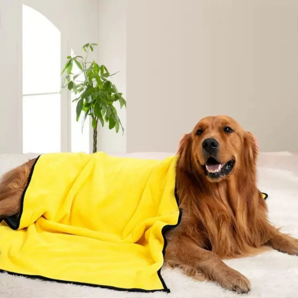 Ultra-Fine Fiber Pet Towel — Quick-Drying Super Absorbent, 2 Sizes
