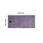 Embroidered Microfiber Pet Bath Towel — Soft, Absorbent, Multiple Sizes
