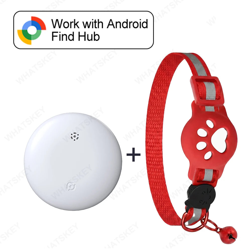 GPS Pet Collar Tracker Kit for Android - Google Find My Compatible