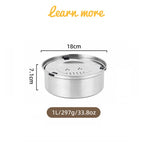 No-Spill Stainless Steel Dog Bowl