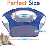 Portable Pop-Open Playpen — Foldable Exercise Yard for Small Pets