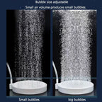 Round Aquarium Air Stone Disk (35–100mm, Fine Bubbles, 1–2 Pack)
