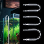 Aquarium U-Shaped Glass CO2 Tube Connector (Check Valve, CO2 Diffuser)