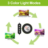 Dimmable Aquarium LED Light with Timer (30–60cm, Power-Off Memory, Plants)