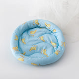Cooling Ice-Silk Pet Bed — Summer Sleep Mat for Small Animals