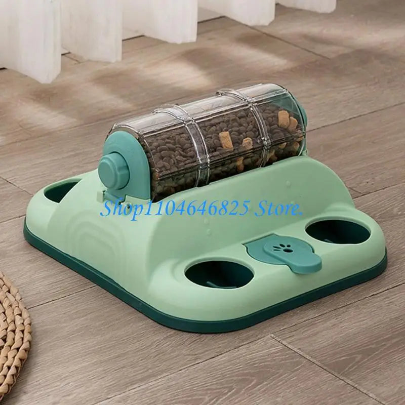 Pet Feeder Puzzle Roller Toy (Adjustable Difficulty, Mental Enrichment)