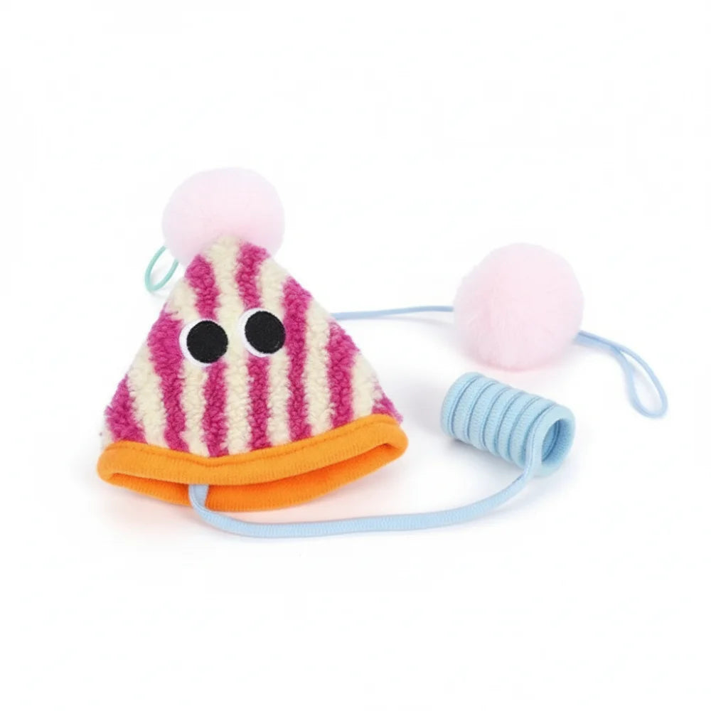 Ceiling-Mounted Elastic Spring Cat Toy — Bite-Resistant Parachute Exerciser