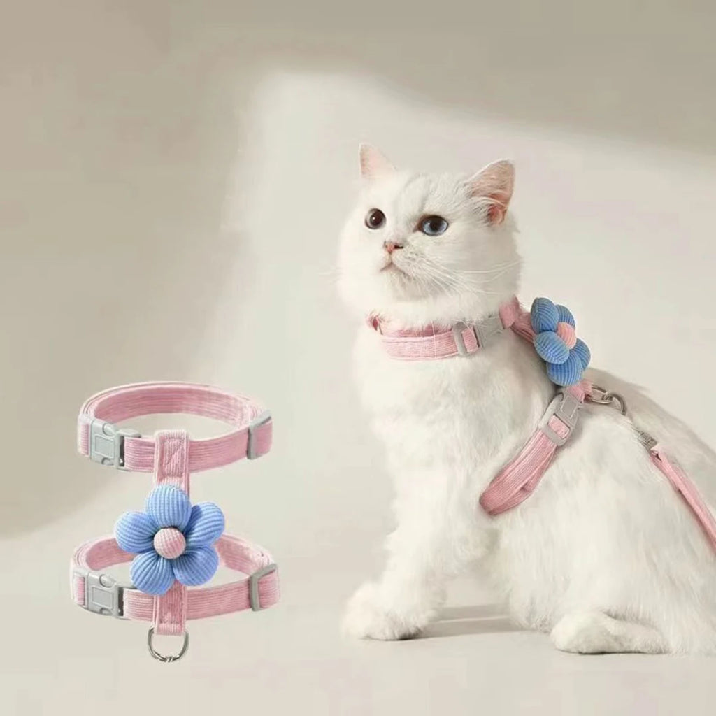 Step-In Harness & Leash Set for Cats & Dogs