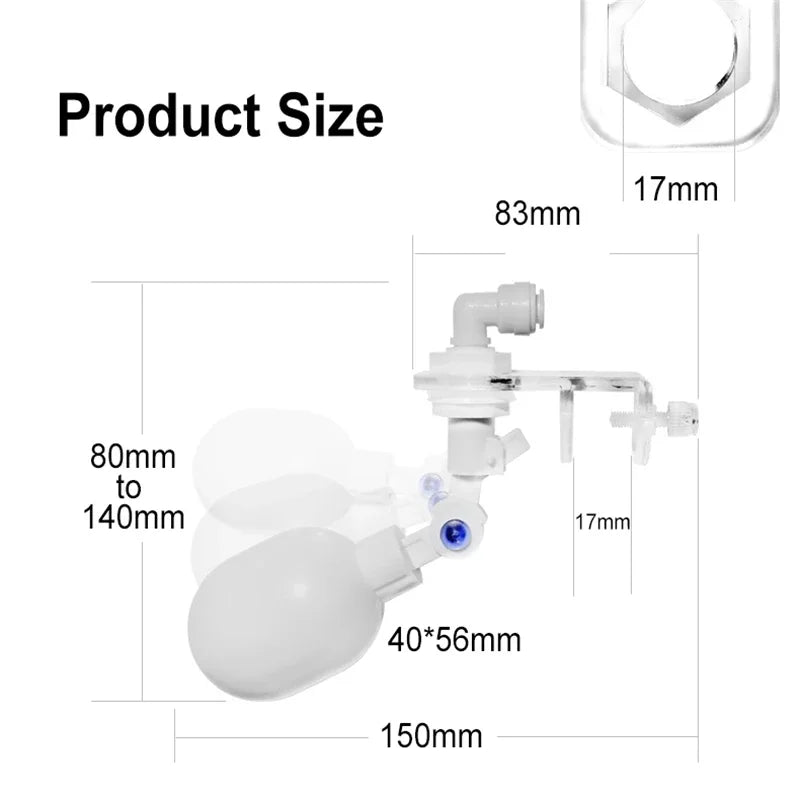 Auto Aquarium Water Changer with Float Ball Valve Controller