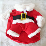 Santa Claus Costume Dress for Cats (Christmas Cosplay Outfit)