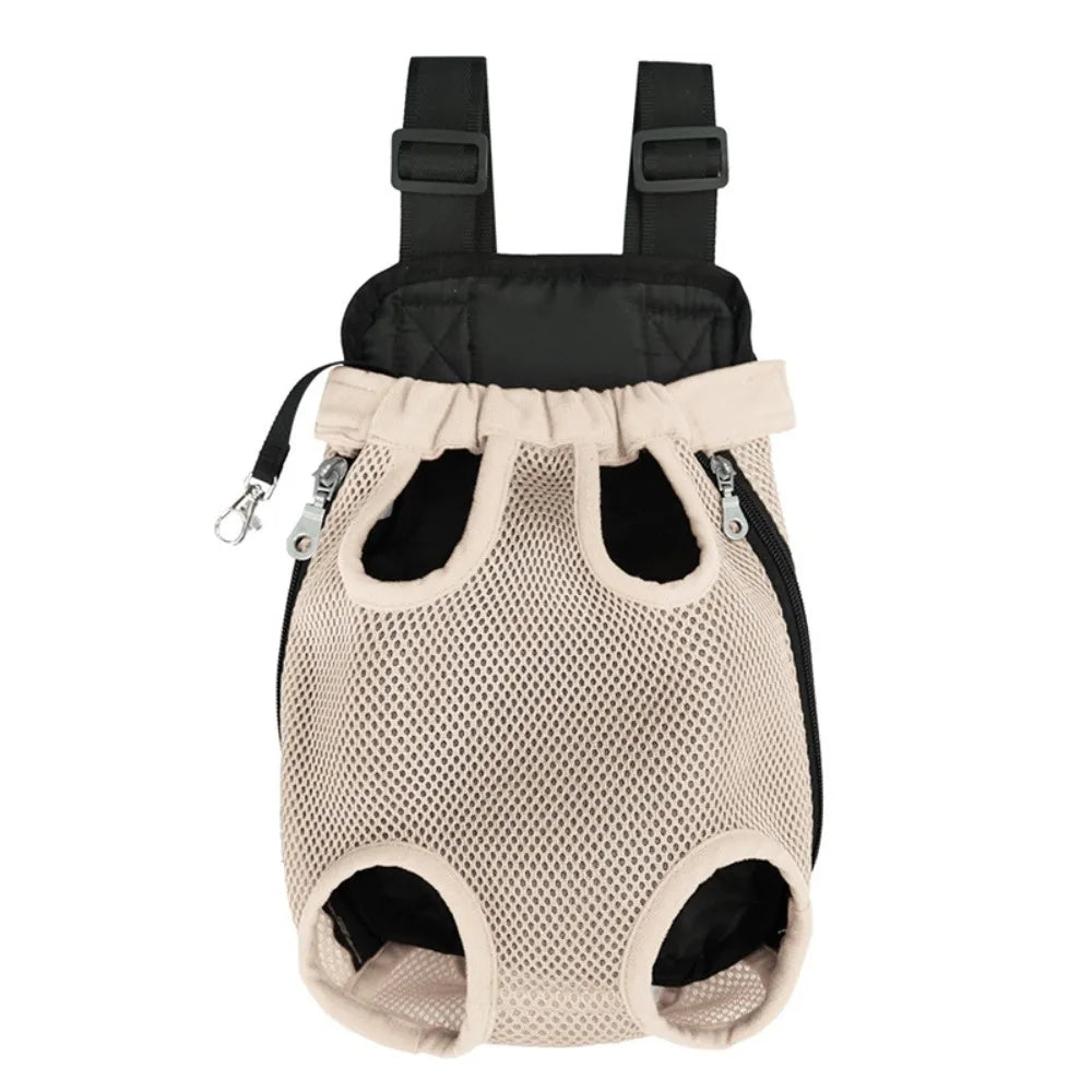 Double-Shoulder Pet Carrier Backpack (Breathable, Adjustable, Dog & Cat)