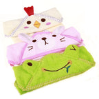 Cute Hooded Pet Towel — Super Absorbent Animal-Design Bathrobe