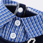 Cute Bowknot Cat & Dog Dress Shirt — Soft Breathable Preppy Style Summer Pet Clothes