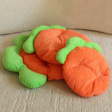 Carrot-Shaped Pet Sleeping Mat — Soft Breathable Bed for Small Animals