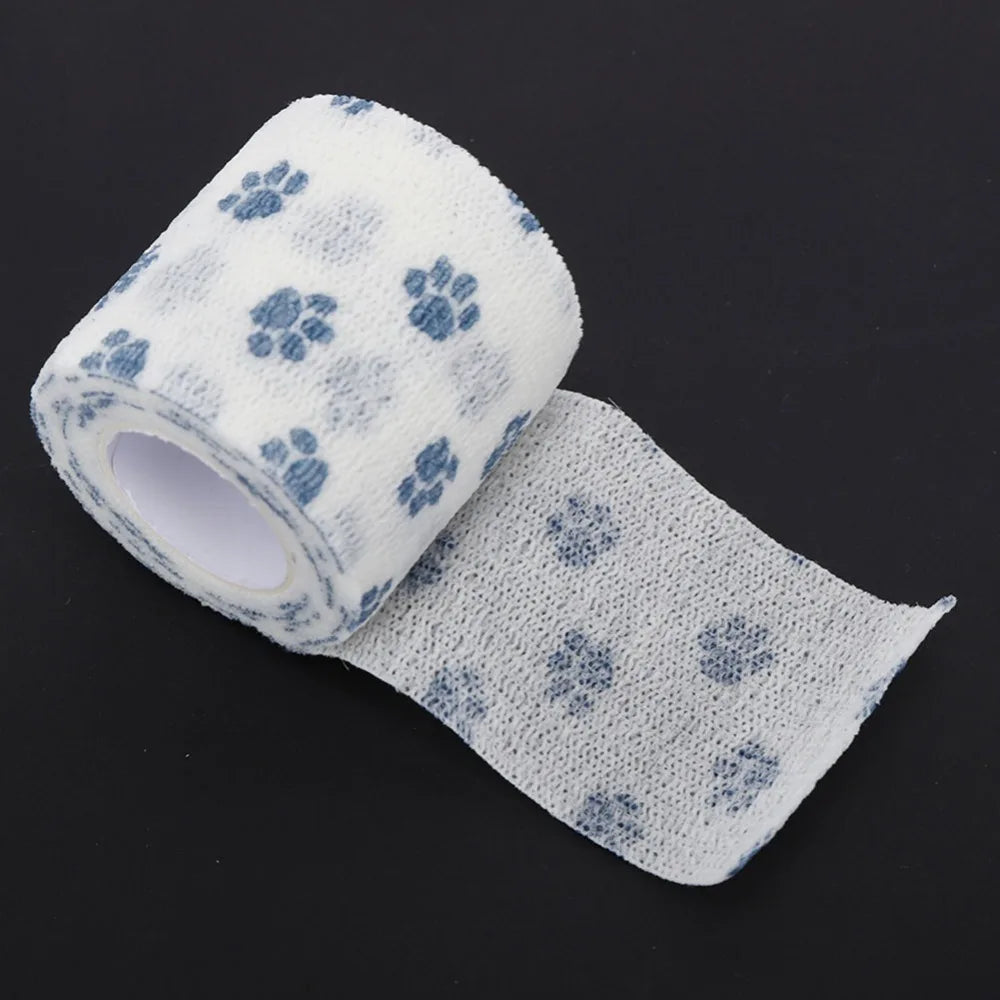 Dog Paw Wrap Bandage (Self-Adhesive, Stretchable, Breathable, Elastic)
