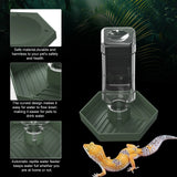 Reptile Water Dish — Sturdy Plastic Bowl for Bearded Dragons & Tortoises