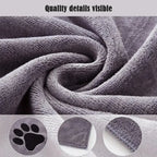 Microfiber Pet Bath Towel — Super Soft Absorbent Towel for Dogs & Cats
