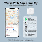 Mini Apple Find My Pet Tracker for Cats, Dogs, Bags & Keys