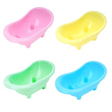 Small Pet Sand Bath Tub — Anti-Skid Base for Hamsters & Mice