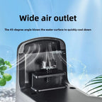 Mini USB Aquarium Cooling Fan (5V, 3W, Speed Regulation, Fish Tank Cooling)