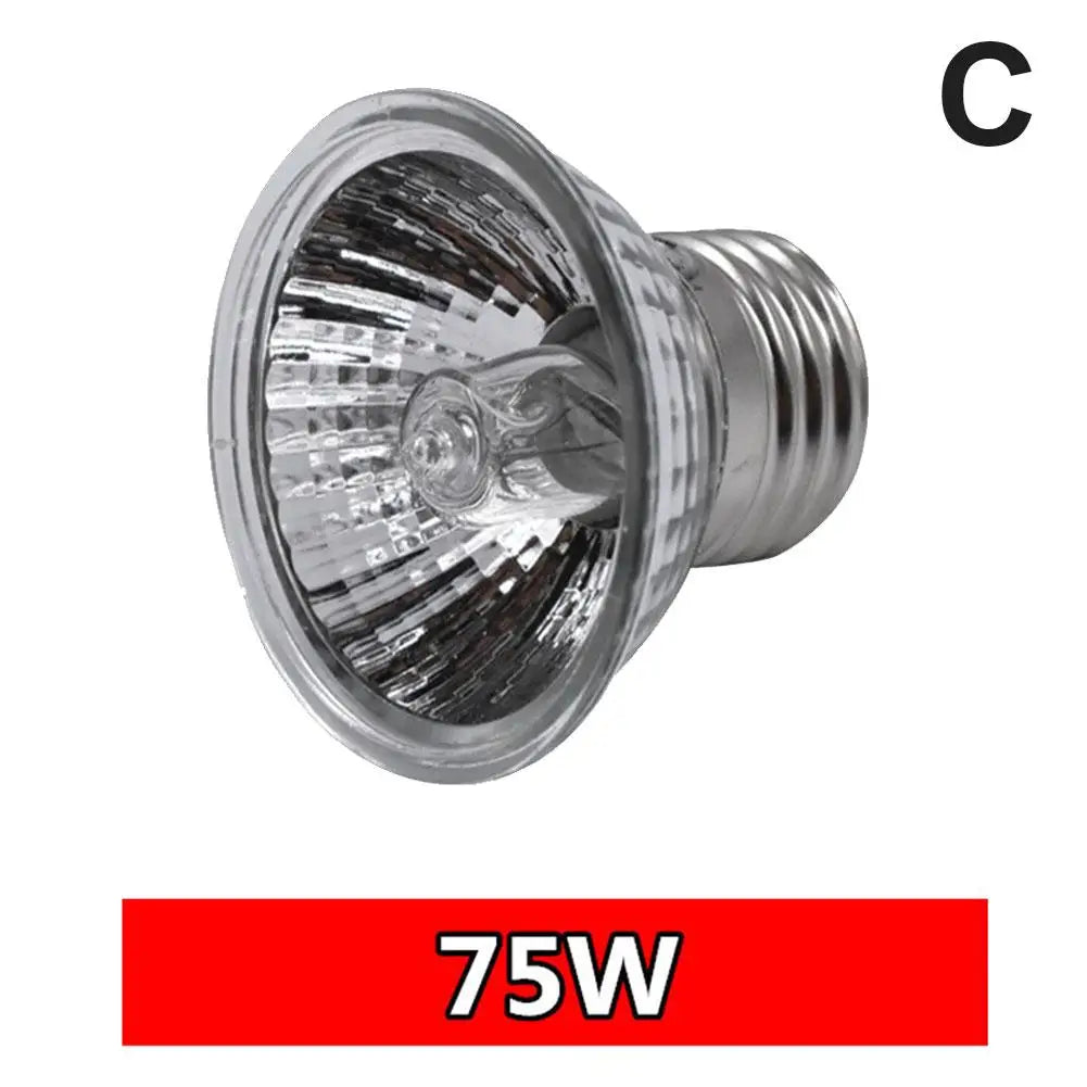 UVA+UVB Full Spectrum Reptile Basking Bulb — 25W-75W Sunlamp