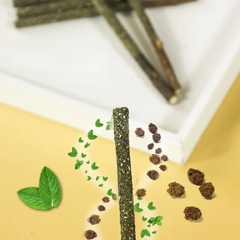 Natural Peppermint Cat Chew Stick
