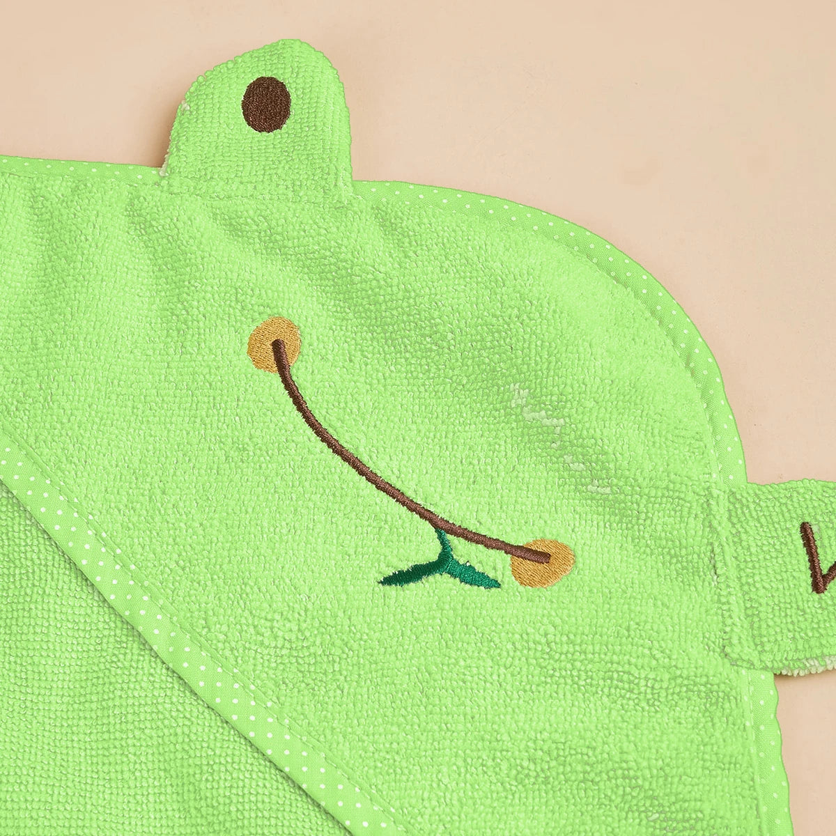 Frog-Style Hooded Pet Bath Towel — Quick-Drying Microfiber Robe