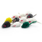 Plush Mini Mouse Cat Toys for Indoor Cats — Fun Playing Toys & Christmas Gift for Cats
