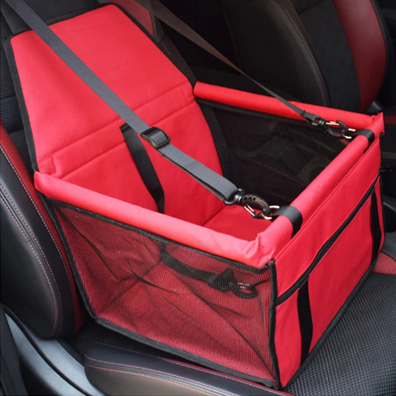 Dog Car Seat with Storage Pockets (Universal, Non-Slip, Small & Medium Dogs)
