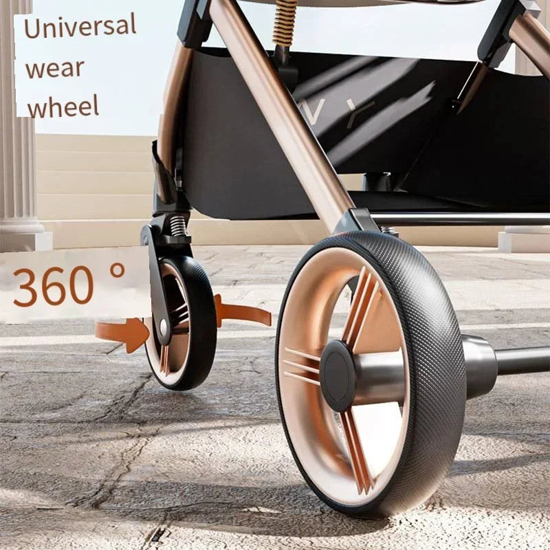Separable Pet Stroller with Detachable Multifunctional Bag — One-Click Fold Cat & Dog Travel Cart